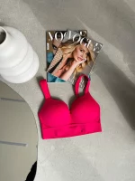 3D топ з формованою чашкою, топ-бюст з чашкою пуш-ап - Зображення 5