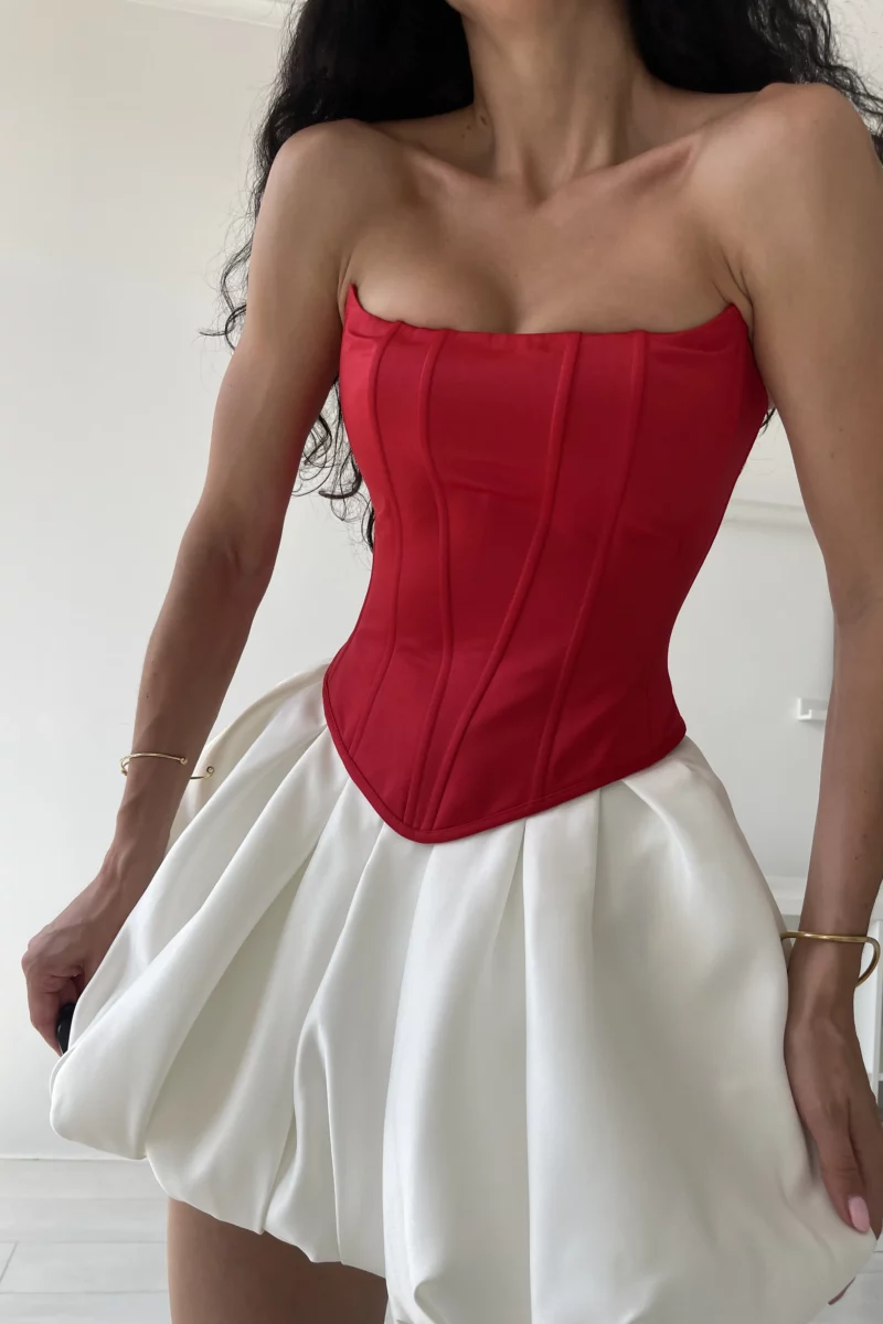 Купити корсет, купити корсетний топ, купити червоний корсет