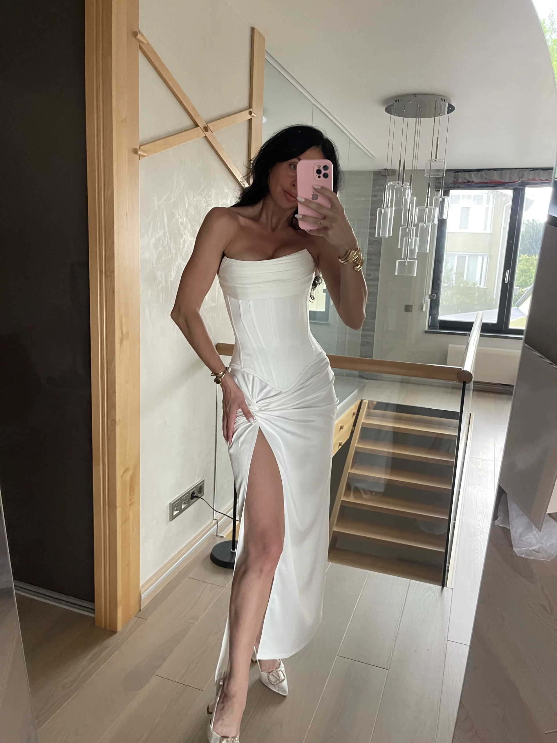 XN_IMG_8231 2 Спідниця довжиною максі з розрізом по ніжці - Зображення 1